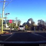 Stop signs when driving a car