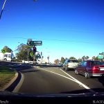 Driving lessons photo learning a left turn anytime with care
