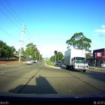 Cars turning at traffic lights