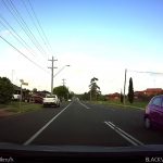 Car turning across traffic when driving